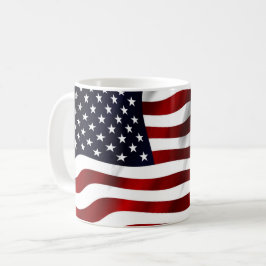 STARS OCH STRIPES FLAGGA COFFEE MUGG