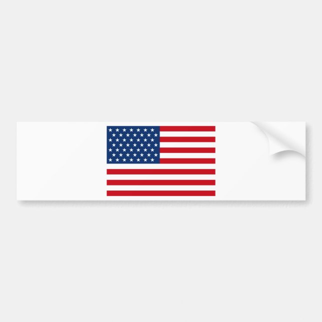 Stars och stripes Förenta staterna Bildekal (Framsidan)