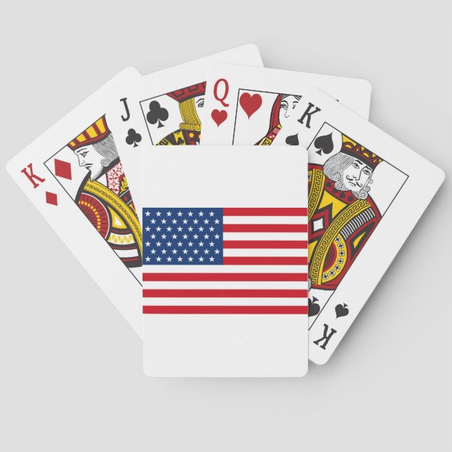 Stars och stripes Förenta staterna Spelkort (Baksidan)