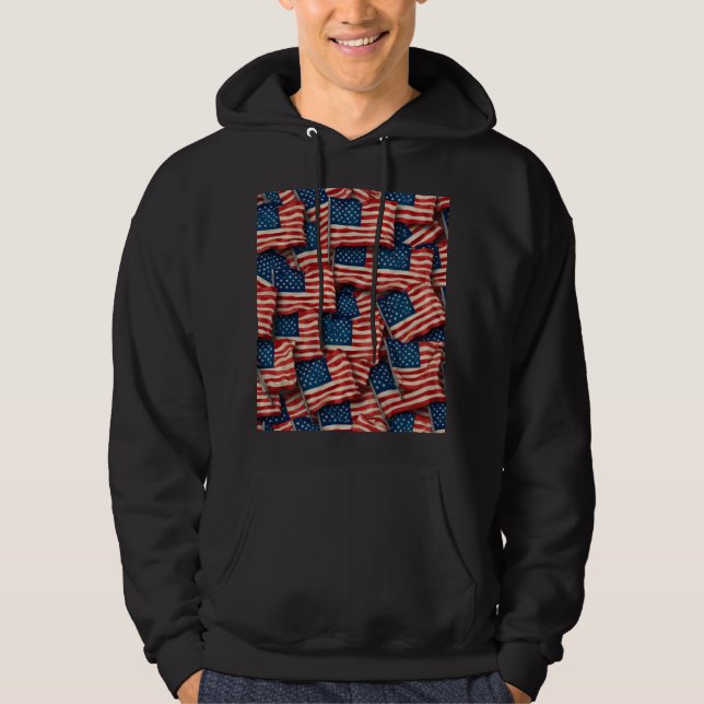 stars och stripes hoodie (Framsida)