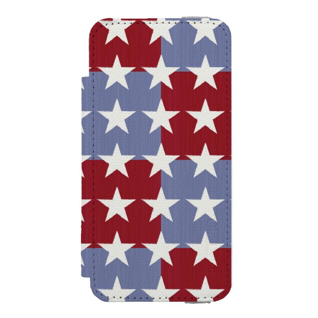 Stars och stripes incipio iPhone wallet skal (Folio Framsidan)