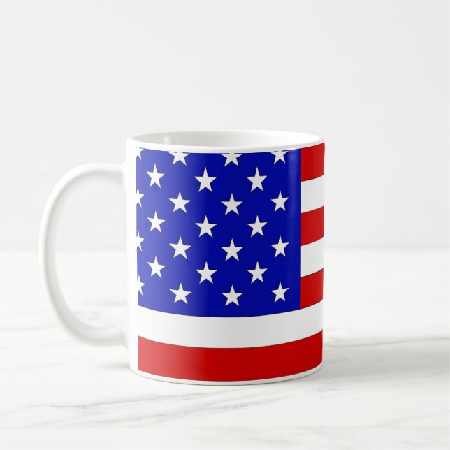 Stars och stripes kaffemugg (Vänster)
