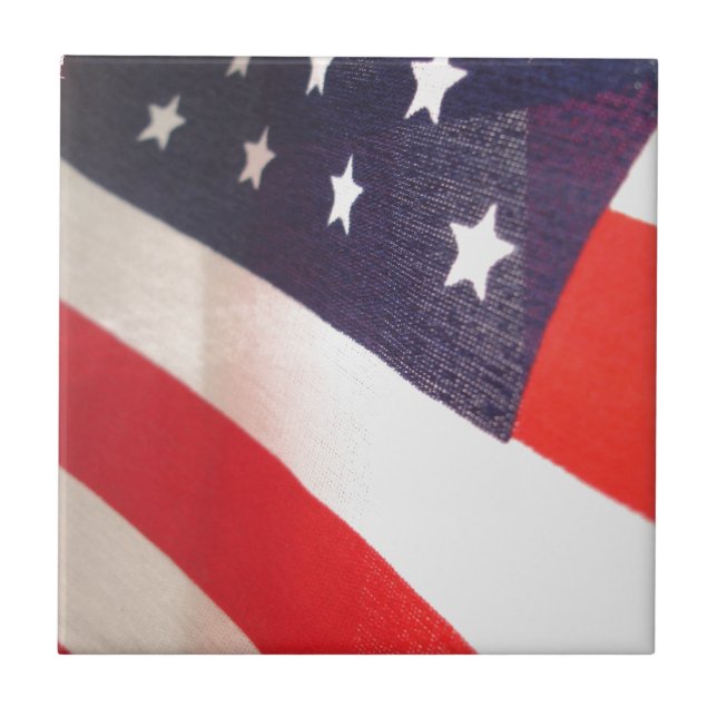 Stars och stripes kakelplatta (Framsidan)