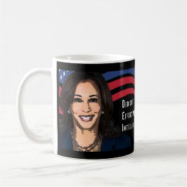 Stars och stripes Kamala Harris till president 202 Kaffemugg