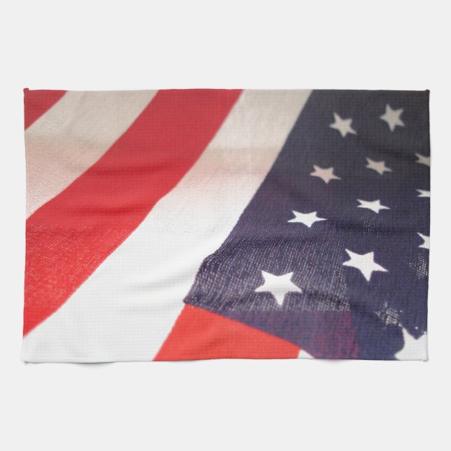 Stars och stripes kökshandduk (Horisontell)