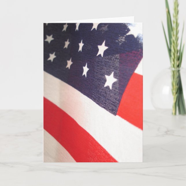 Stars och stripes kort (Framsida)