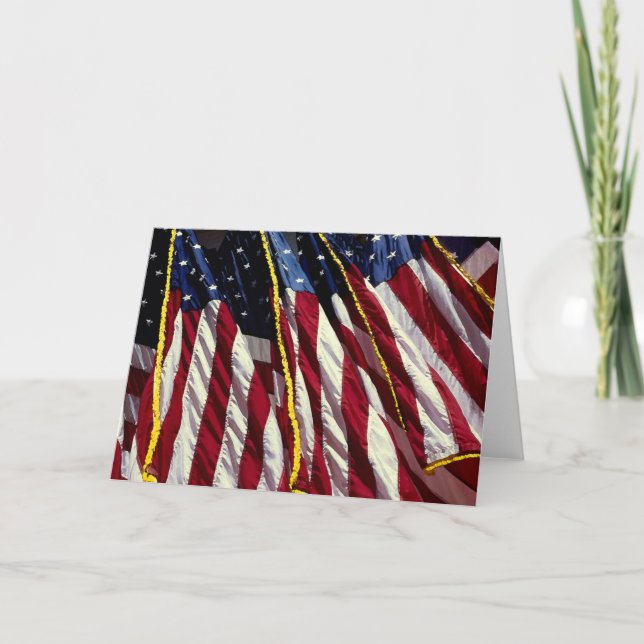 Stars och stripes kort (Framsida)