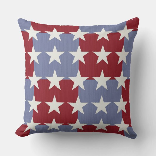 Stars och stripes kudde (Framsida)