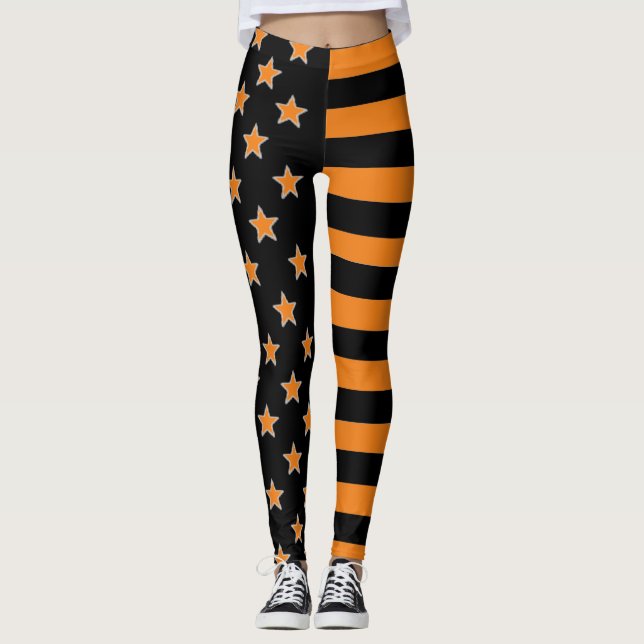 Stars och stripes Leggings (Framsida)