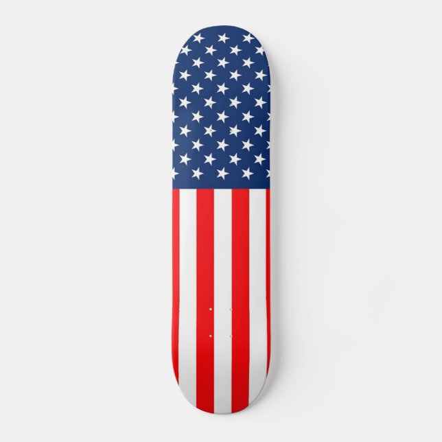 Stars och stripes mini skateboard bräda 18,5 cm (Framsida)