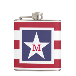 Stars och stripes Monogram, stiliserad Fickplunta
