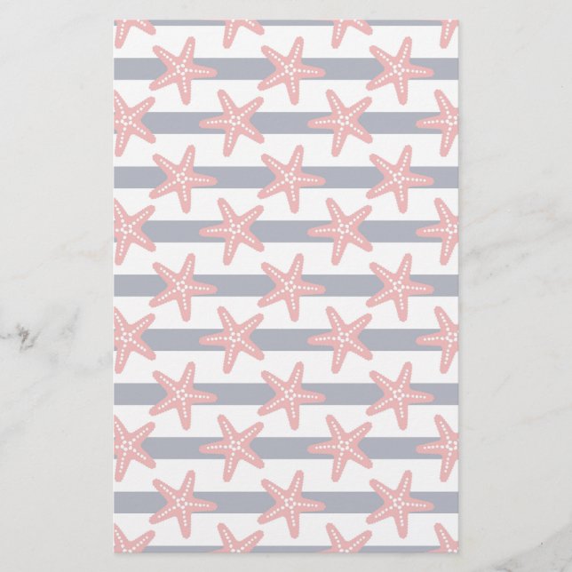 stars och stripes Mönster Brevpapper (Framsida)
