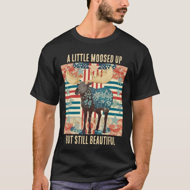Stars och stripes Moose T Shirt (Framsida)