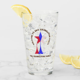 Stars och stripes Patriot Glaskopp