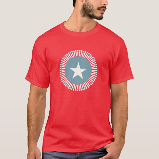 Stars och stripes Patriotic 4:e juli Shirts T-shirt (Framsida)