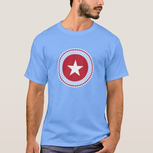 Stars och stripes Patriotic 4:e juli Shirts Tee (Framsida)