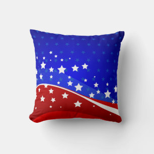 Stars och stripes Patriotic Design Kudde