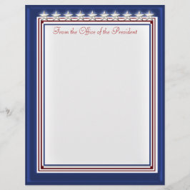 Stars och stripes (personligScrapbookpapper) Brevhuvud