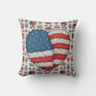 Stars och stripes Pillow Cushion Kudde