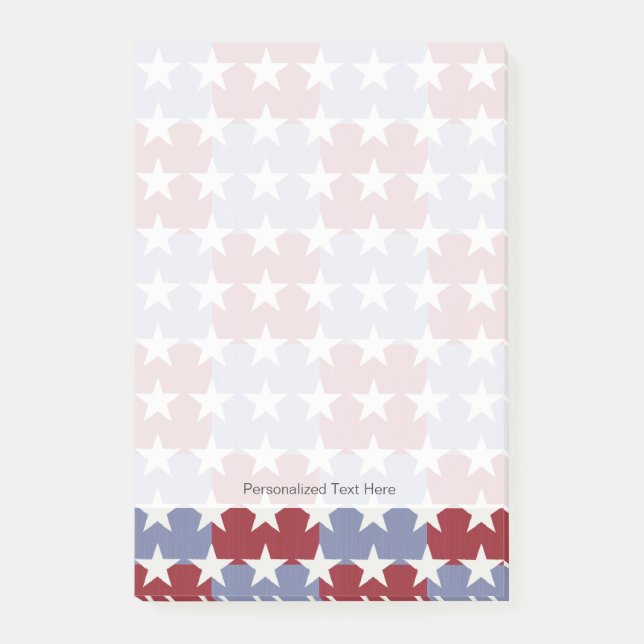 Stars och stripes post-it block (Framsida)