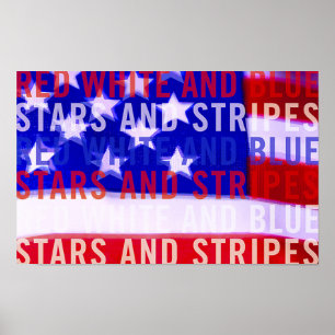 Stars och stripes poster