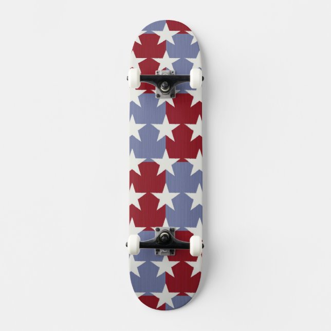 Stars och stripes skateboard bräda 19,5 cm (Framsida)