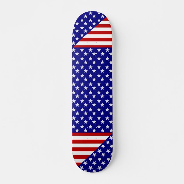 Stars och stripes skateboard bräda 19,5 cm (Framsida)