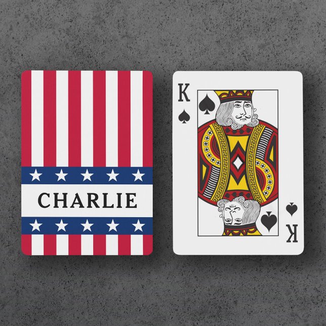 Stars och stripes spelkort (Stars and stripes playing cards)