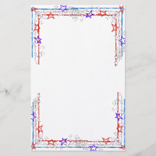 Stars och stripes Stationery Brevpapper