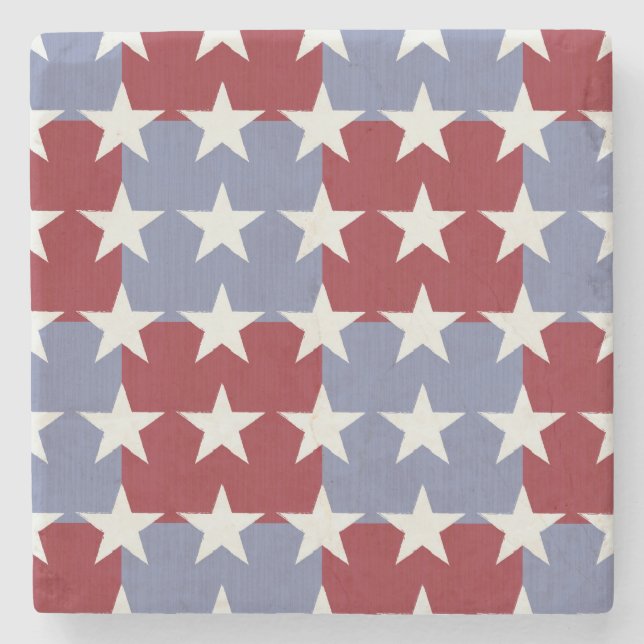 Stars och stripes stenunderlägg (Framsidan)