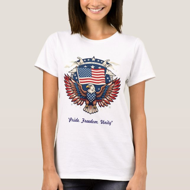 ’Stars och stripes’ T Shirt (Framsida)
