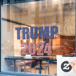 Stars och stripes Typografi Trump 2024