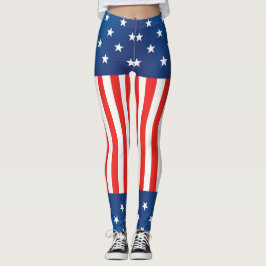 Stars och stripes USA Leggings