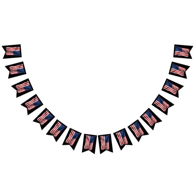 Stars och stripes USA Patriotic American Flagga (Alla)