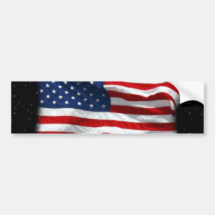 Stars och stripes USA Patriotic American Flagga Bildekal