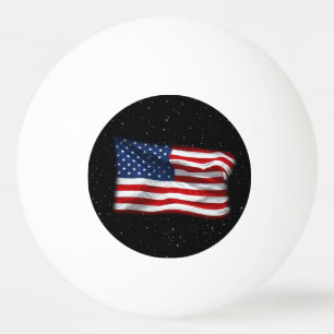 Stars och stripes USA Patriotic American Flagga Pingisboll