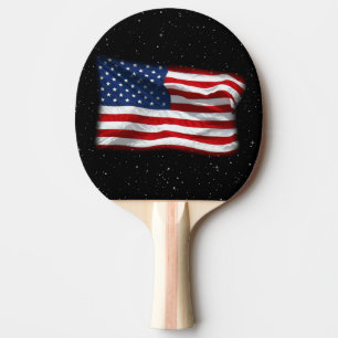 Stars och stripes USA Patriotic American Flagga Pingisracket
