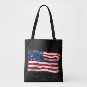 Stars och stripes USA Patriotic American Flagga Tygkasse