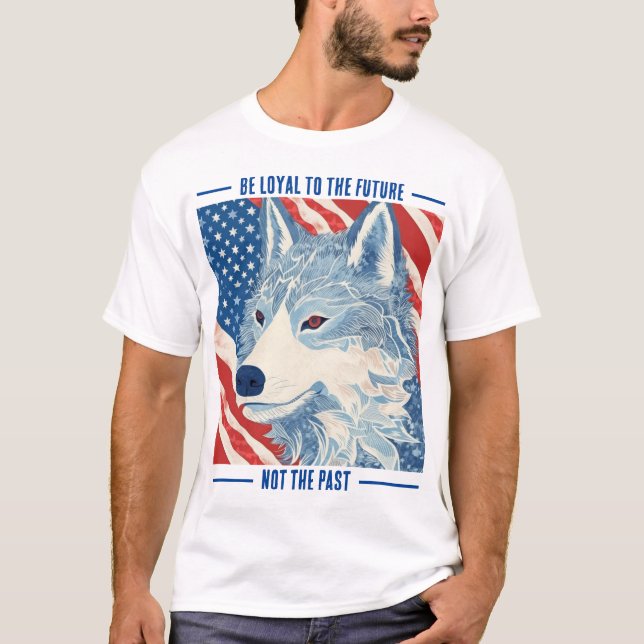 Stars och stripes Varg T-shirt (Framsida)