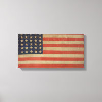 Stars och stripes Vintage Patriotic American Flagg