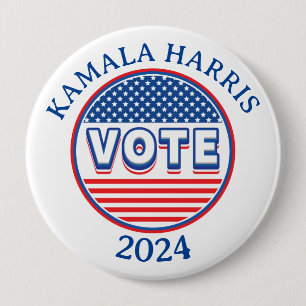 Stars och stripes Vote USA - Val Knapp