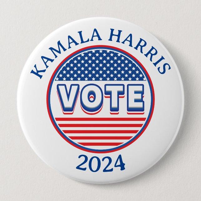 Stars och stripes Vote USA - Val Knapp (Framsida)