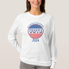 Stars och stripes Vote USA - Val T Shirt