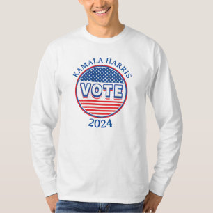 Stars och stripes Vote USA - Val T Shirt