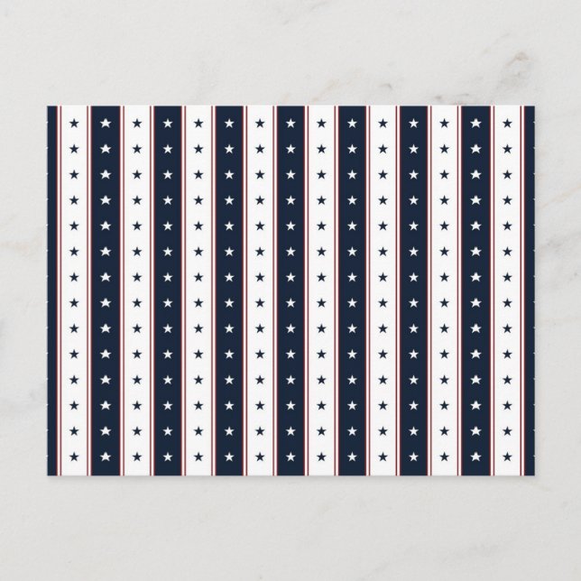 Stars och stripes vykort (Framsida)