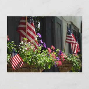 Stars och stripes vykort