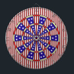 Stars och stripesamerikan piltavla<br><div class="desc">Denna röda, för vit- och blåttstars och stripesdartboarden design inspireras av flagga av Amerikas förenta stater. Den skulle lookcoola i ett modigt rum med ett lantligt Americana tema och skulle är en underbar långt som underhåller dina gäster på en Fourth av det Juli independence daypartyet. Se variationer i vårt lager!...</div>