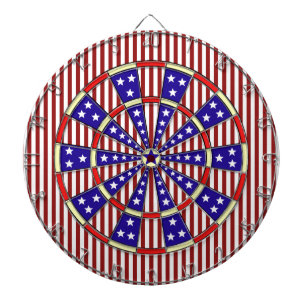 Stars och stripesamerikan piltavla
