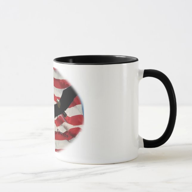 Stars och stripesför evigt mugg (Höger)