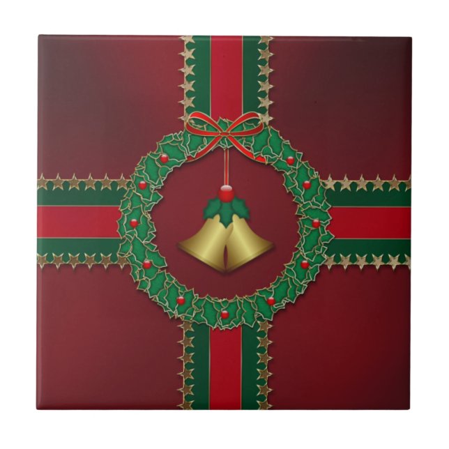 Stars och stripesjul Trivet Kakelplatta (Framsidan)